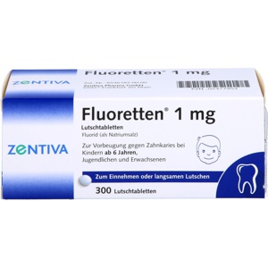 FLUORETTEN-1-0-mg-Tabletten Produktbild