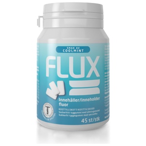 Flux Coolmint Tyggegummi Boks 45 stk produktbilde