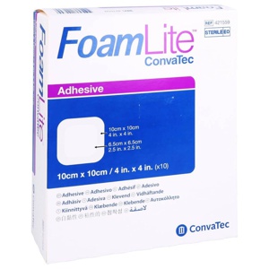FOAM LITE ConvaTec adhäsiv PU-Schaumverb.10x10 cm Produktbild