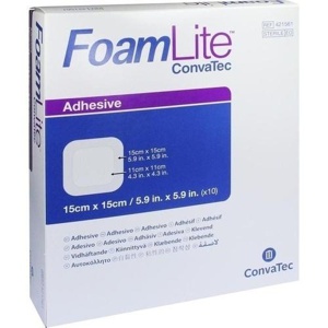 FOAM LITE ConvaTec adhäsiv PU-Schaumverb.15x15 cm Produktbild