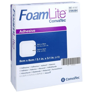 FOAM LITE ConvaTec adhäsiv PU-Schaumverb.8x8 cm Produktbild