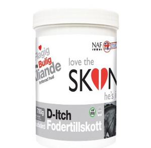 Fodertillskott NAF LTSHI D-Itch Hudpåfrestningar & Eksem 780 g produkt bild