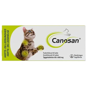 Canosan Tyggetablet til kat 600 mg produktbillede
