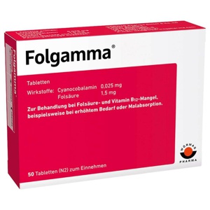 FOLGAMMA Tabletten Produktbild