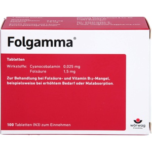 FOLGAMMA Tabletten Produktbild