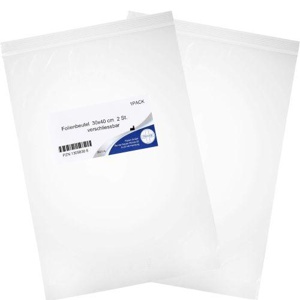FOLIENBEUTEL verschließbar 30x40 cm für Verbandkasten 2 St Produktbild
