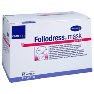 FOLIODRESS mask Comfort senso OP-Maske grün Produktbild