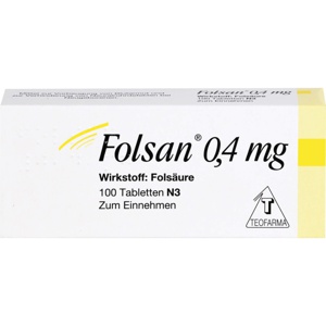 FOLSAN 0,4 mg Tabletten Produktbild