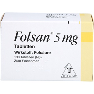 FOLSAN 5 mg Tabletten Produktbild