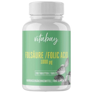 FolsÄURE 1000 μg Calcium-L-Methylfolat vegan Tabl. Produktbild