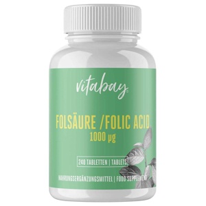 FolsÄURE 1000 μg Calcium-L-Methylfolat vegan Tabl. Produktbild