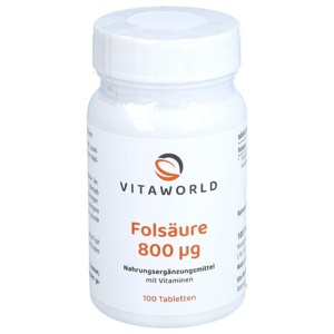 FOLSÄURE 800 μg Tabletten Produktbild