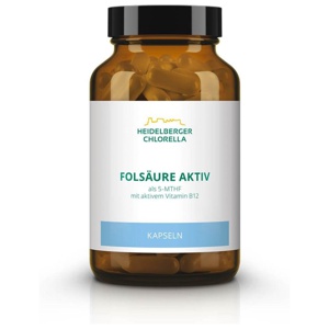 Folsäure aktiv + Vitamin B12 aktiv 120 St Kapseln Produktbild