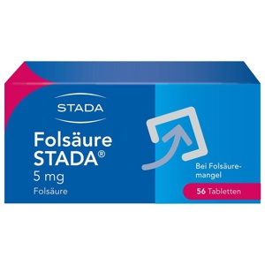 FOLSÄURE STADA 5 mg Tabletten Produktbild