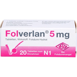 FOLVERLAN 5 mg Tabletten Produktbild