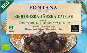 Fontana Färska Dadlar Ekologiska 400 g produkt bild