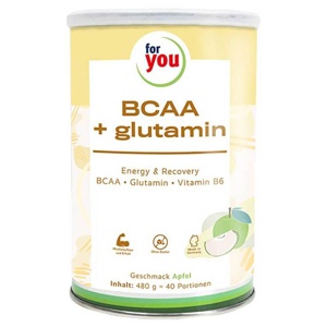 For You BCAA + Glutamin Energy & Recovery Apfel Produktbild