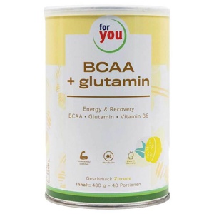 FOR YOU BCAA+glutamin Energy & Recovery Zitrone Produktbild