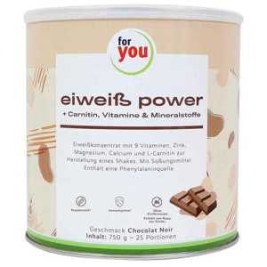For You Eiweiß Power Schoko, 750 g Pulver Produktbild