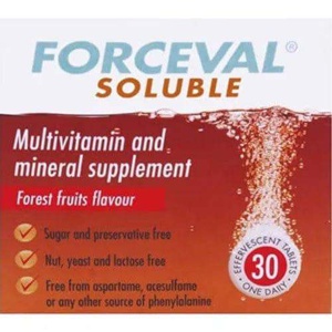 Forceval Soluble Junior Effervescent Tablets Pack of 30 product image