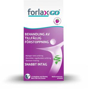 ForlaxGo Mot tillfällig förstoppning, 12 st produkt bild