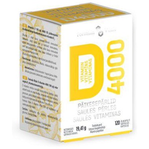 Formula Vitale D-vit päikesepärlid 4000IU N120 toote pilt