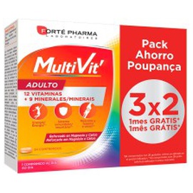 Forté Pharma Multivit Adulto 84 Comprimidos Produktbild