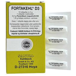 Fortakehl D3 stikpiller - 10 stk. produktbillede