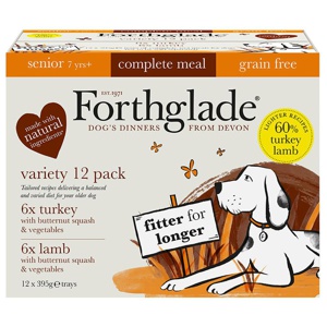 Forthglade Complete Meal Grain Free Senior Dog - Turkey & Lamb product image
