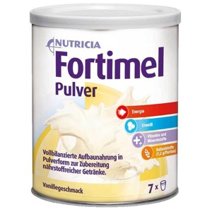 Fortimel Pulver Vanillegeschmack, 12X335 g Pulver Produktbild