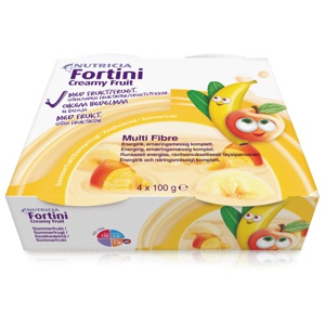 Fortini Creamy Fruit fruktkrem sommerfrukt 4x100 g produktbilde