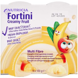 Fortini Creamy Fruit Sommerfrugt 4 x 100 g produktbillede