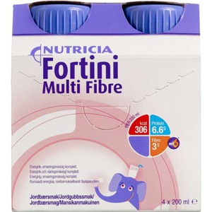 Fortini Multi Fibre Jordbær 200 ml produktbillede