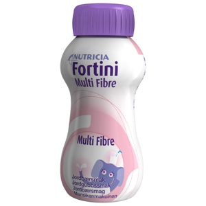 Fortini Multi Fibre Jordbær 4x200ml produktbilde