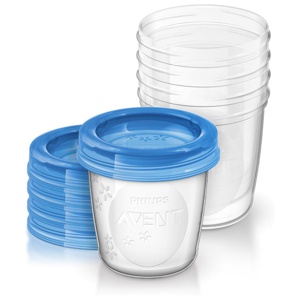 Förvaringsmugg för bröstmjölk 5-pack - Philips Avent produkt bild