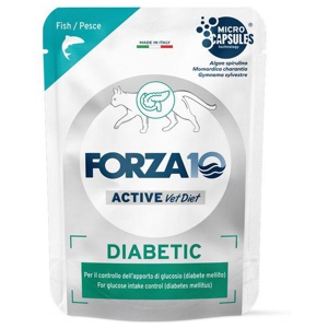 Forza 10 Diabetic Active Vet Diet für Katzen 12 x 80 g Produktbild