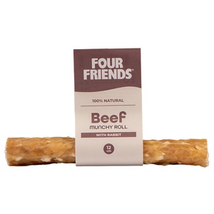 FourFriends Beef Munchy Roll with Rabbit 12 cm produkt bild