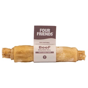 FourFriends Beef Rawhide Roll with Tripe 17 cm produkt bild
