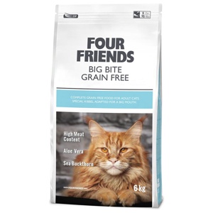 FourFriends Cat Grain Free Big Bite 6 kg produkt bild