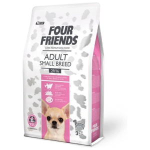 FourFriends Dog Adult Small Breed 3 kg produkt bild