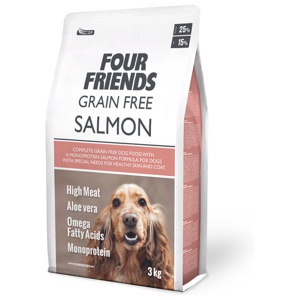 FourFriends Dog Grain Free Salmon (3 kg) produkt bild