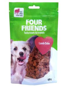 FourFriends Dog Lamb Cube (100 g) produkt bild