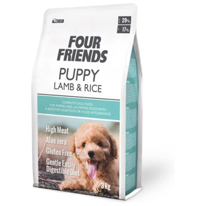 FourFriends Dog Puppy Lamb & Rice 3 kg produkt bild