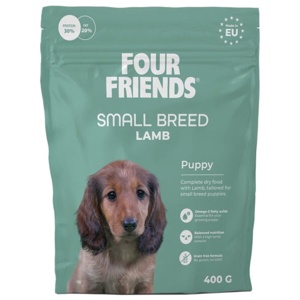 FourFriends Dog Small Breed Puppy Lamb 400 g produkt bild