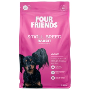 FourFriends Dog Small Breed Rabbit 2 kg produkt bild