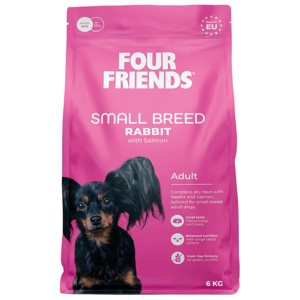 FourFriends Dog Small Breed Rabbit 6 kg produkt bild