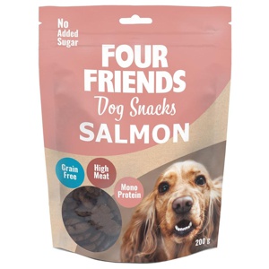 FourFriends Dog Snacks Salmon 200 g produkt bild