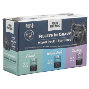 FourFriends Sterilized in Gravy Mix 12-pack produkt bild