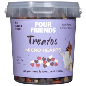 FourFriends Treatos Micro Hearts 500 g produkt bild