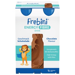 Frebini Energy Fibre Drink næringsdrikk sjokolade 4x200 ml produktbilde